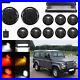 11PCS_Fit_Land_Rover_Defender_90_110_130_Light_DELUXE_CLEAR_LED_Upgrade_Kit_Lamp_01_wuuk