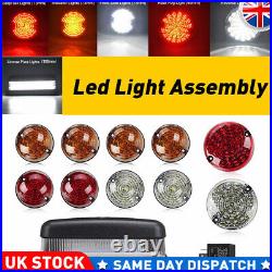 11PCS Fits For Land Rover Defender 90 110 Light DELUXE LED Upgrade Kit Lamp UK