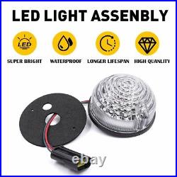 11PCS Fits For Land Rover Defender Led Deluxe Clear Upgrade Lamp Light Kit UK