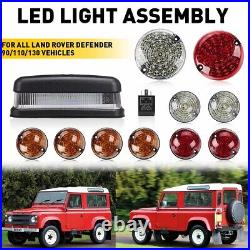 11PCS LED Coloured Light Upgrade Kit Set Fit For Land Rover Defender 90 110 130
