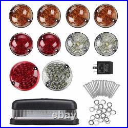 11pcs Fit For Land Rover Defender Led Deluxe Colour Upgrade Lamp Lights Kit Set