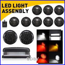 12xLED Smoke Light Upgrade Kit Fits For Land Rover Defender 90 110 130 1983-1990