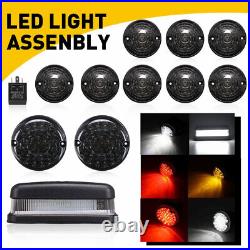 12xLED Smoke Light Upgrade Kit Fits For Land Rover Defender 90 110 130 1983-1990