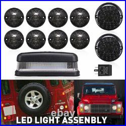 12xLED Smoke Light Upgrade Kit Fits For Land Rover Defender 90 110 130 1983-1990