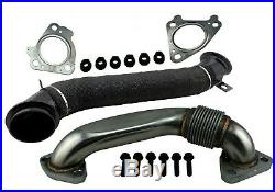 3 Downpipe & Up Pipe Exhaust Kit for 04-10 Sierra Silverado 6.6L Duramax Diesel