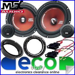 6.5 480 Watts Front Door Component Speakers Upgrade Kit fit VW Bora 98-05 MTX