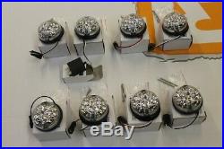 8 part CLEAR LED light kit WIPAC upgrade set Fits Land rover Defender 90/110