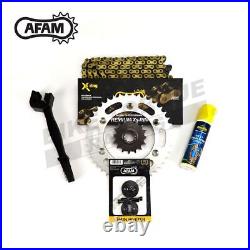 AFAM Upgrade X-Ring Chain Sprocket Kit fits Harley 883 Sportster 4sp 86-90