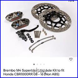 Brembo M4 Superbike Upgrade Kit to fit Honda CBR1000RR 08 16 (Non ABS)