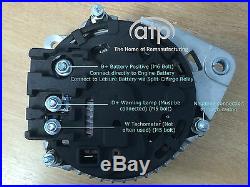 NEW CANAL BOAT ALTERNATOR HIGH OUTPUT 120 AMP A127i TYPE 