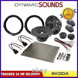 Car 165mm (6.5 Inch) Complete BLAM Speaker Upgrade Fitting Kit for Skoda