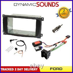 Car Double Din Stereo Complete Upgrade Fitting Kit Black for Ford FK-876-CAN
