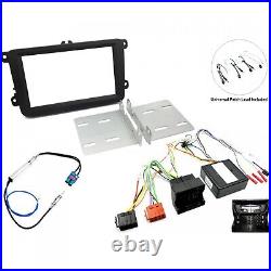 Car Double Din Stereo Upgrade Fitting Kit for VW Caddy Eos Golf Jetta Passat