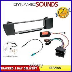 Car Single Din Stereo Upgrade Fitting Kit (WITH SWC) for BMW Z4 2003-2009