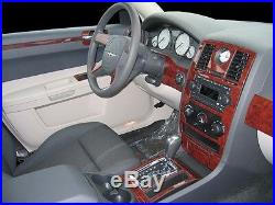 Chrysler 300 Hemi Fit 08 -10 Interior 73 Pcs Upgrade 17 Pcs Wood Dash Trim Kit