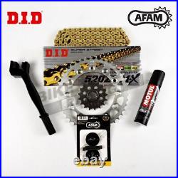 DID AFAM ZVMX Gold Upgrade Chain & Sprocket Kit fits BMW S1000R 2021 + Fit Kit