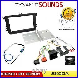 Double Din Stereo Upgrade Fitting Kit for Skoda Fabia, Octavia, Roomster, Superb