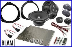 Fiat 500 2008 2021 165mm (6.5 Inch) BLAM speaker upgrade fitting kit