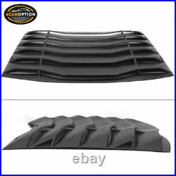 Fits 11-21 Dodge Charger V2 Style Rear Window Louver & Quarter Side Scoop