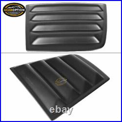 Fits 11-21 Dodge Charger V2 Style Rear Window Louver & Quarter Side Scoop