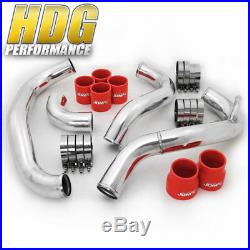 Fits 240SX 180SX 1984-1994 Bar Plate Intercooler Piping Kit Red Couplers S13