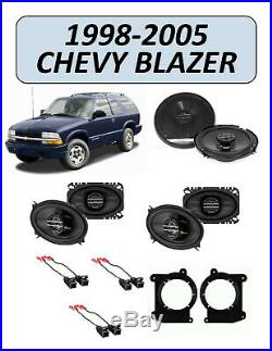 Fits Chevrolet Blazer 1998-2005 Factory Speaker Upgrade Combo Kit, PIONEER
