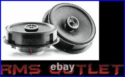 Focal ICVW165Custom Fit VW Jetta mk5 and mk6 6.5 Coaxial Speaker Upgrade Kit
