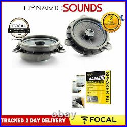 Focal IC TOY 165 Custom Fit 6.5 2 Way Coaxial Speaker Upgrade Kit For Toyota