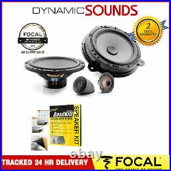 Focal ISRNS165 Custom Fit 6.5 2-Way Component Speakers Upgrade Kit For Smart