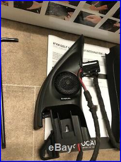 Focal VW Golf VI MK6 Direct Fit Front Door Speaker & Tweeter Upgrade Kit RARE