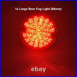 Full Smoked LED light upgrade kit fit Fog Reverse Fit Land Rover 90/110 Defender