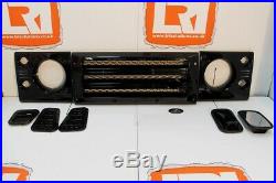 GLOSS BLACK UPGRADE KIT grille vents mirrors Fits Land Rover Defender 90 110
