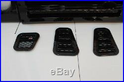GLOSS BLACK UPGRADE KIT grille vents mirrors Fits Land Rover Defender 90 110