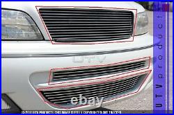 GTG Polished 3PC Replacement Billet Grille Kit fits 1996 1999 Infiniti I30 4dr