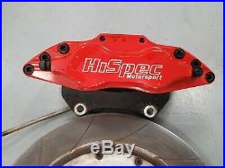 Hi Spec Motorsport 4 Pot Front Brake Calipers Upgrade Kit Fits 3 Series E46 M3