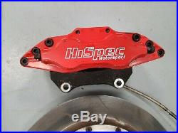 Hi Spec Motorsport 4 Pot Front Brake Calipers Upgrade Kit Fits 3 Series E46 M3