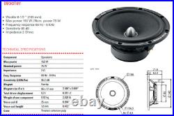 Honda Civic 8th gen 06 11 165mm (6.5 Inch) BLAM speaker upgrade fitting kit
