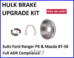 Hulk Brake Upgrade Kit Rear Fits Ford Ranger Px. Mazda Bt50 Cduk-04