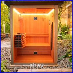 Insignia's Luxury Outdoor Sauna 1700 x 1300mm Inc All Available Luxury Upgrades