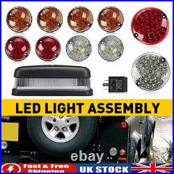 LED Light Upgrade Kit Complete Coloured Fit For Land Rover 90 /110 /130 Defender