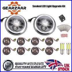 LED Light Upgrade Kit Full Smoked Fit for Land Rover Defender 90 / 110 / 130