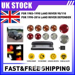 LED Light Upgrade Kit Full Smoked For Fog Reverse FIT Land Rover 90/110 Defender