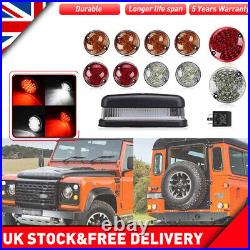 LED Light Upgrade Kit Full Smoked For Fog Reverse FIT Land Rover 90/110 Defender