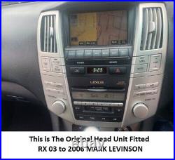 Lexus RX 2004 2006 Single/ Double DIN stereo upgrade fitting kit MARK LEVINSO