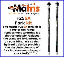 Matris F25SA Sealed Upgrade Fork Cartridge Kit to fit Aprilia RS4 125 11-16