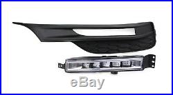 OEM-Spec LED Fog Lights Kit with Bezel Switch Wiring For 16 17 Honda Accord Sedan