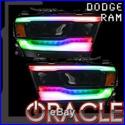 Oracle Lighting 2019-2020 Fits Dodge Ram RGBW Headlight DRL Upgrade Kit 1281-339