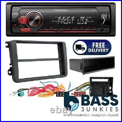 PIONEER Android Mechless USB AUX Stereo Upgrade Kit To Fit VW Caddy 2004-14