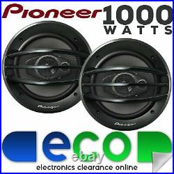 Pioneer 1000 Watts 3 Way Front Door Car Speakers Upgrade Kit fit AUDI A5-07-16