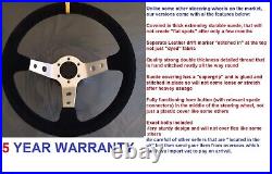 Silver Suede Steering Wheel And Boss Kit Fits Honda Land Rover Discovery 29 Spl